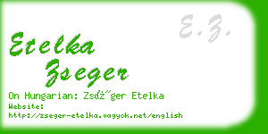 etelka zseger business card